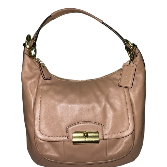 Coach Tan Leather Hobo Bag with Slouchy Silhouette - Picture 1 of 2